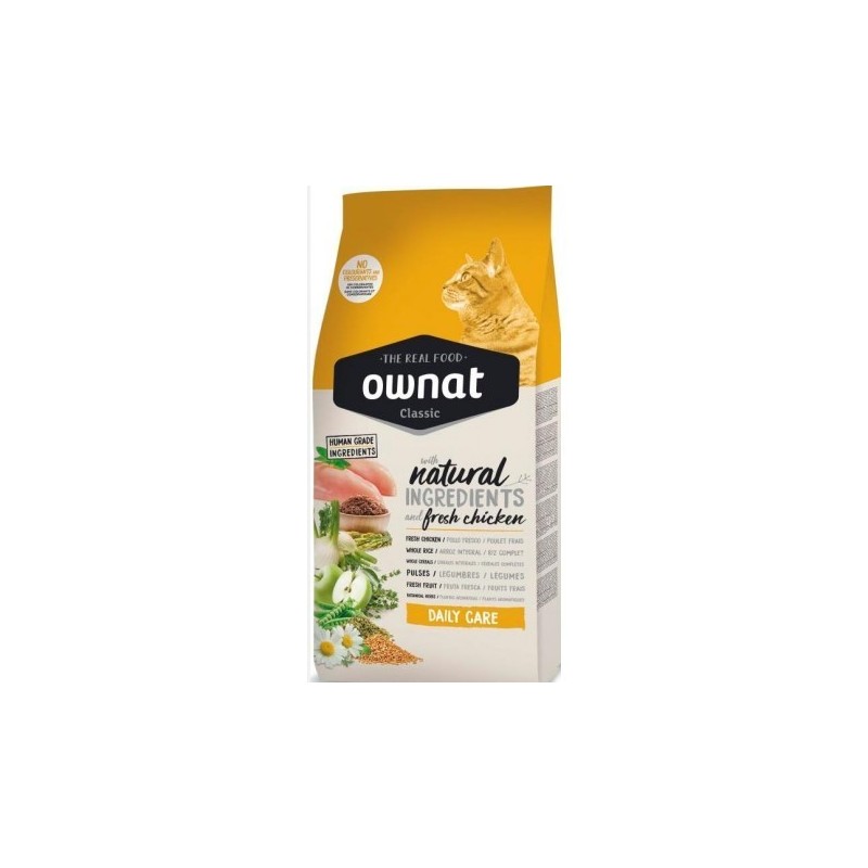 Ownat Classic Cuidado diário Gato 15 Kg