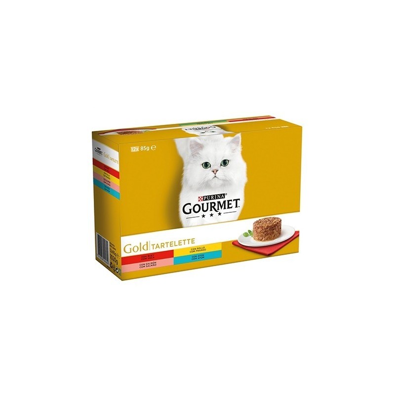 Purina Tartalleto de ouro gourmet 12 x 85 g