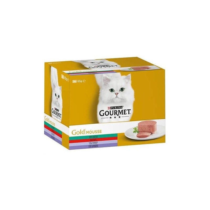 Purina Gourmet Gold Mousse sortido 12 x 85 g