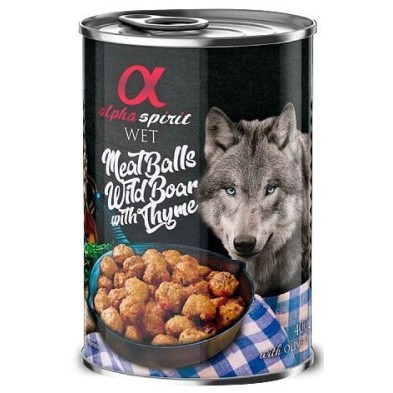 Alpha Spirit Almôndegas de Javali e Tomilho 400 Gr