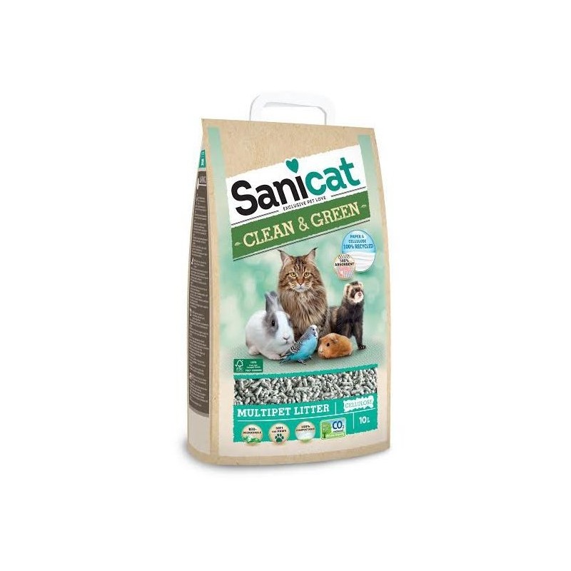 Sanicat Clean & Grean Lecho Papel y Celulosa 10 Litros