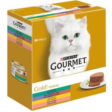 Purina Gourmet Gold Terrine Surtido 8 x 85 gr