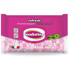 Toalhetes Indorina Refresh Aloe Vera, 40 unidades.