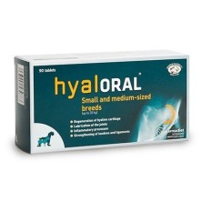 Hyaloral Condroprotector Razas Pequeñas y Medianas 90 Comprimidos