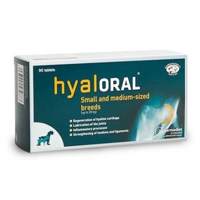 Condroprotector de Hialoral Pequenas e Médias Raças 90 Compressas