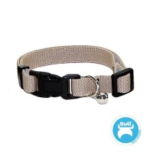 Bull Collar Elástico para Gatos Liso Beige