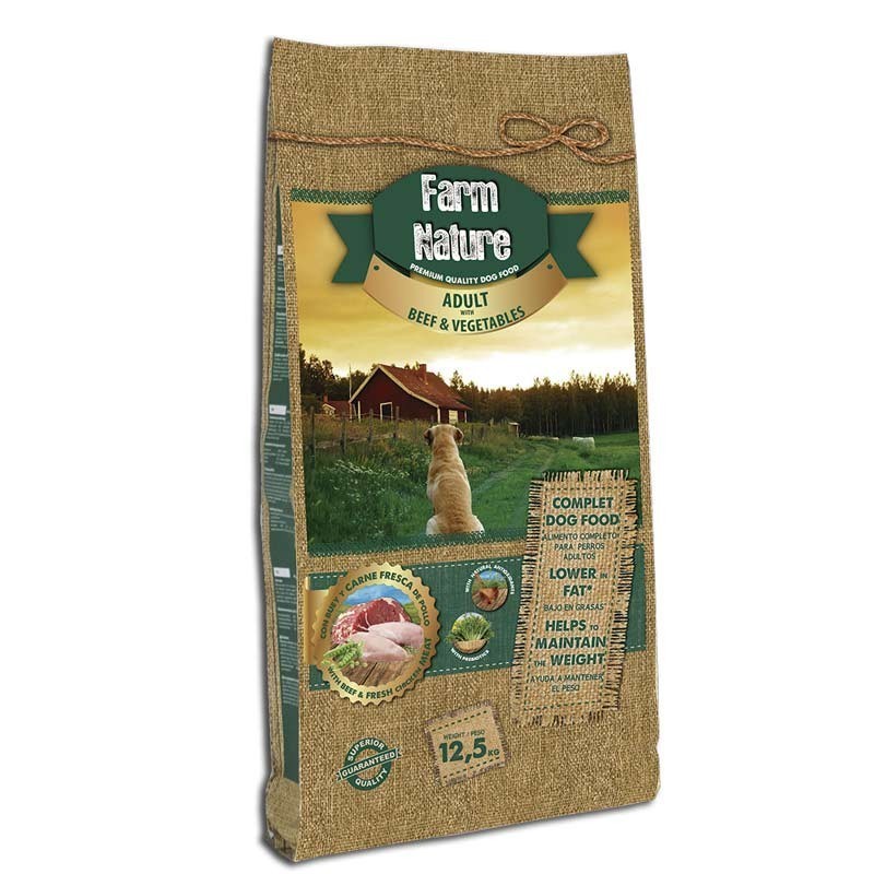 Farm Nature Adulto Buey con Verduras 12,5 Kg