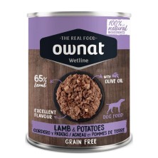 Ownat Cordero y Patata Lata para Perros 400 Gr