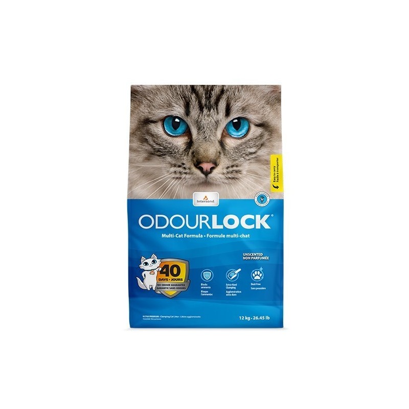 Intersand Odorlock Arena Aglomerante Sin Perfume 6 Kg