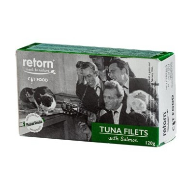 Retorn Lata Filetes de Atún con Salmón 120 Gr