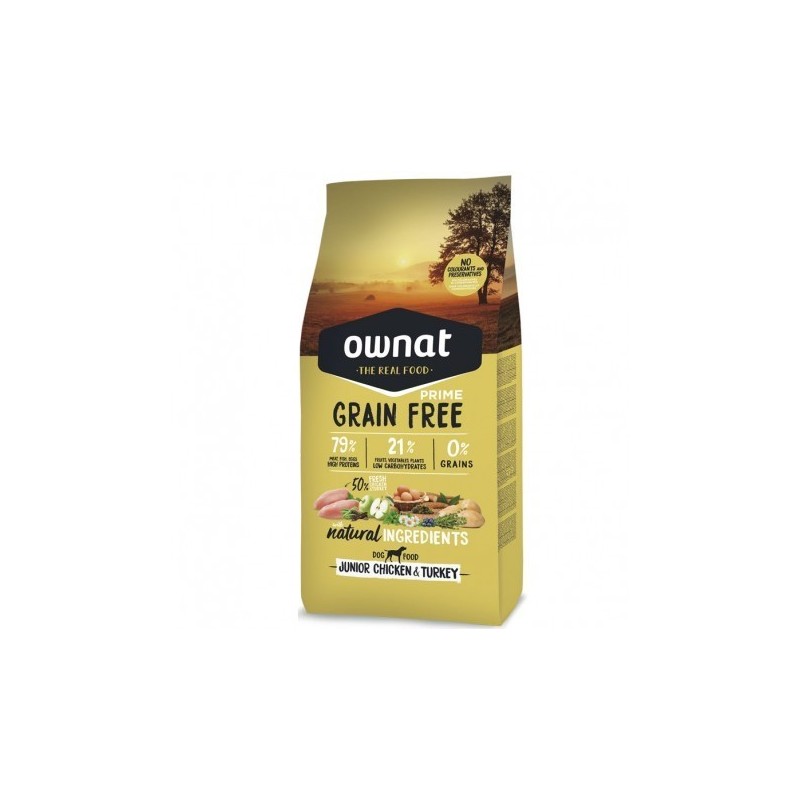 Ownat Prime Grain Free Junior Pollo 14 Kg