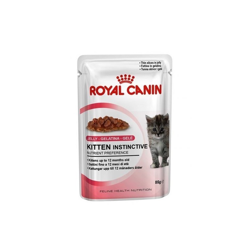 Royal Canin Kitten Gelatina comida húmeda 85 Gr