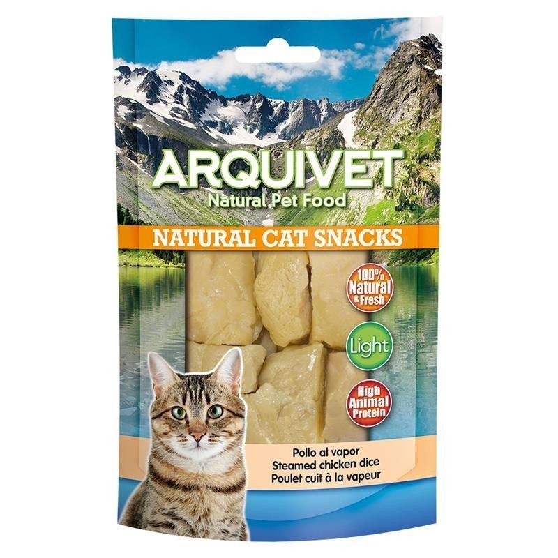 Arquivet Snack Gato Pollo al Vapor 50 Gr