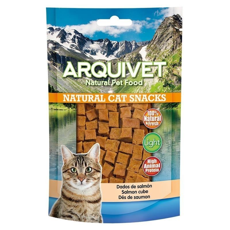 Arquivet Snack Gato Datos de Salmón 50 Gr