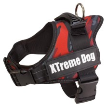 Arnés Xtreme Dog Camo Rojo