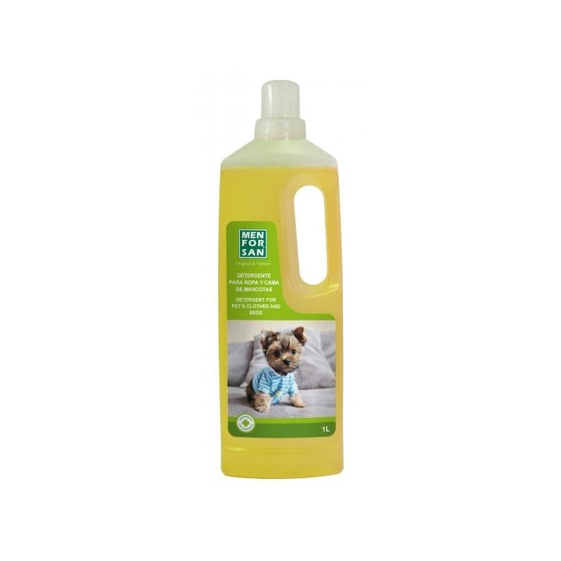 Menforsan Detergente para Ropa y Cama Mascotas 1 Litro