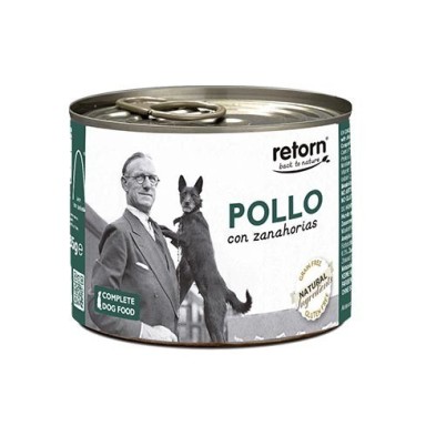 Retorn Lata Perro Pollo con Zanahorias 185 gr